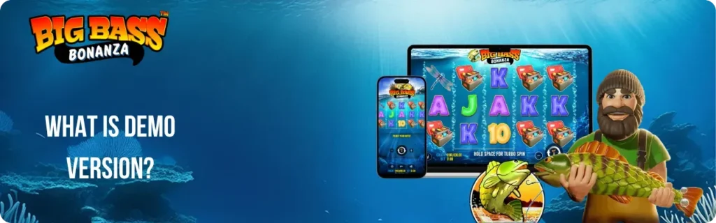 BigBass Bonanza demo slot screen with virtual credits on mobile device