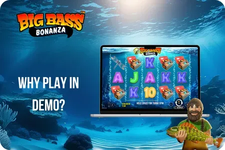 Free mode of demo slot Big Bass Bonanza with Australian flag icon